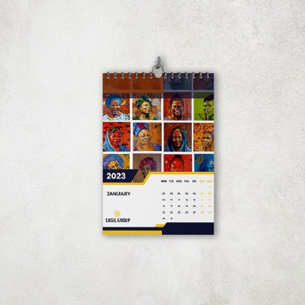 A3 Wall Calendar (13 Sheets) Printing Abuja Nigeria
