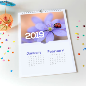 A2 Wall Calendar (7 Sheets)